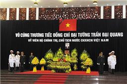 Tổ chức trọng thể Lễ viếng Chủ tịch nước Trần Đại Quang